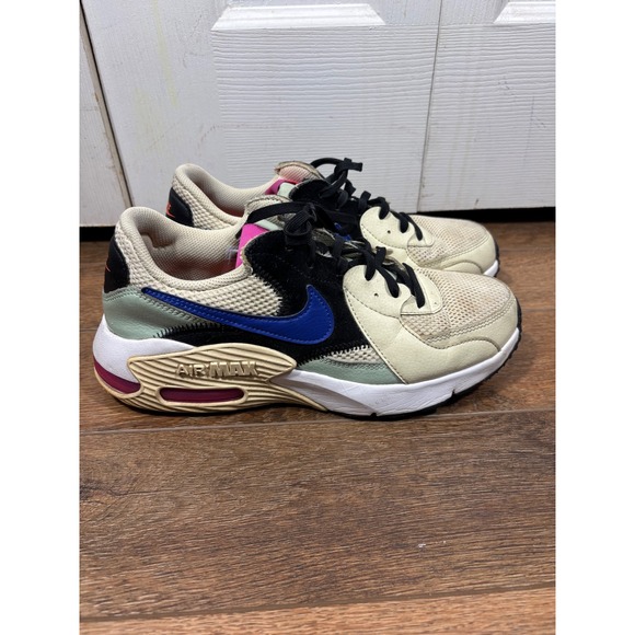 Nike Other - Nike Air Max Excee Men's Shoes Beige Black Blue Pink Green Sz 9.5